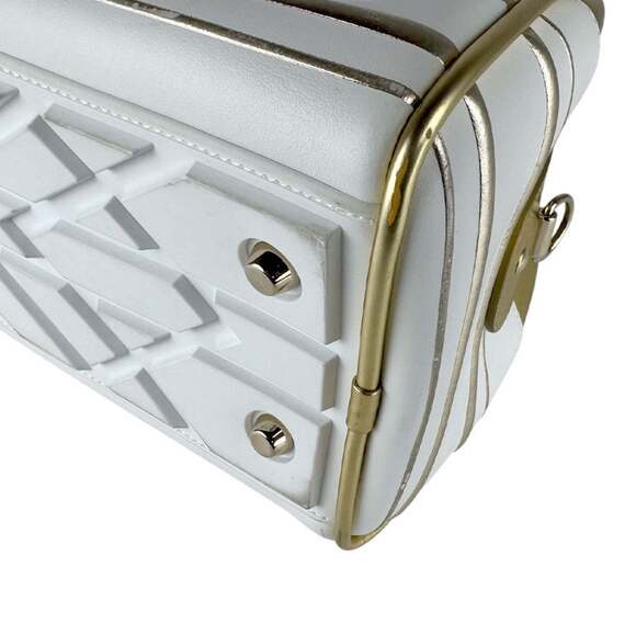 CHRISTIAN DIOR White Leather Shoulder Bag - Picture 9 of 13